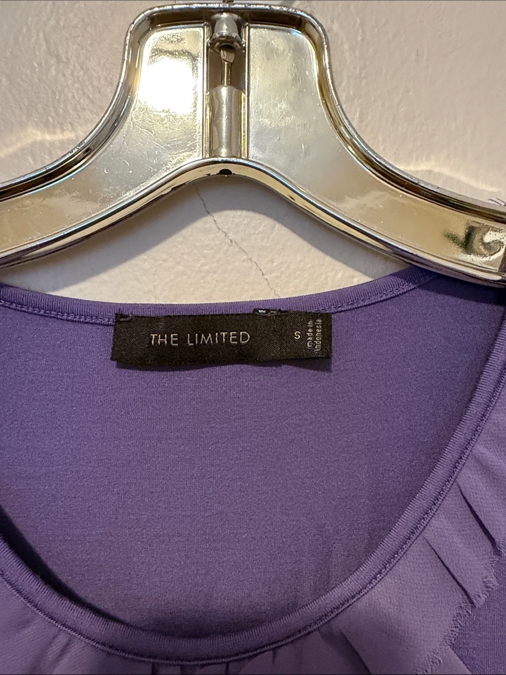 The Limited Lavender Ruffle Front Tank Top - Picture 2 of 3